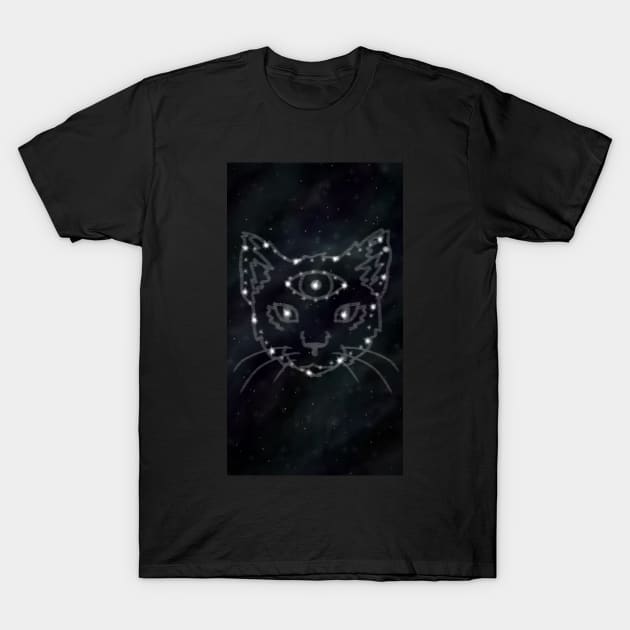 Cat Constellation T-Shirt by OctopodArts